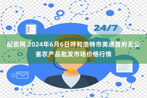 配资网 2024年6月6日呼和浩特市美通首府无公害农产品批发市场价格行情