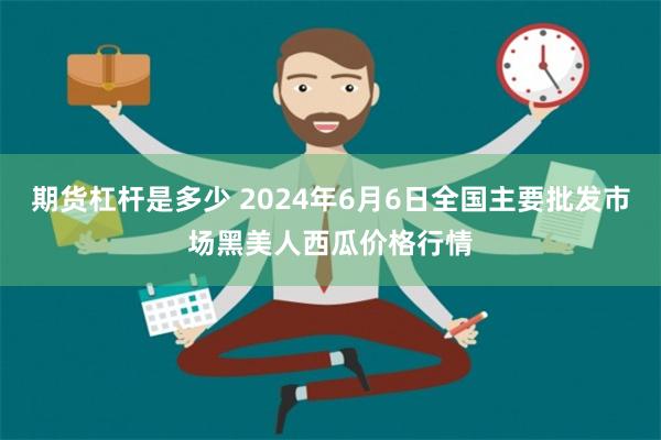 期货杠杆是多少 2024年6月6日全国主要批发市场黑美人西瓜价格行情