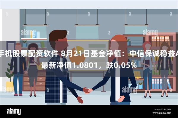 手机股票配资软件 8月21日基金净值：中信保诚稳益A最新净值1.0801，跌0.05%