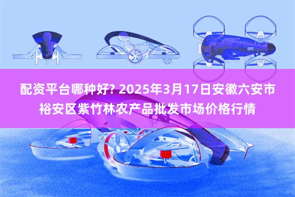 配资平台哪种好? 2025年3月17日安徽六安市裕安区紫竹林农产品批发市场价格行情